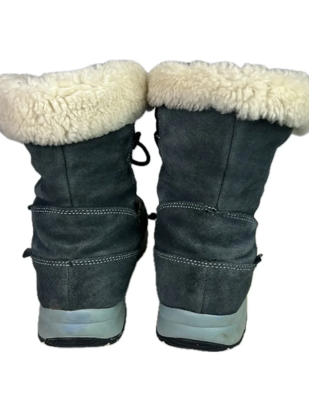 Eddie Bauer WeatherEdge Waterproof Suede Winter Sherpa Boots
